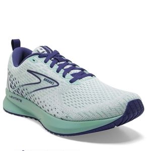Brooks Women's Levitate 5 Road Running Shoes - White/Navy Blue